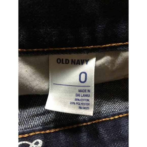 Old Navy The Diva Booty Jean‎ Shorts Dark Size 0 - Picture 4 of 7